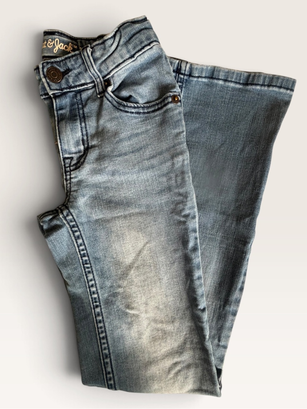 Girls Super Stretch Bootcut Jeans Size 10